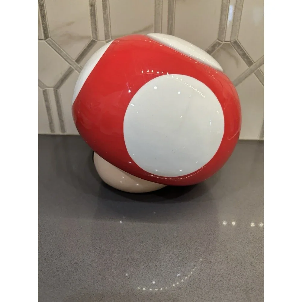 Nintendo Super Mario Mushroom TOAD Ceramic Shaped Cookie Jar 2019 Paladone